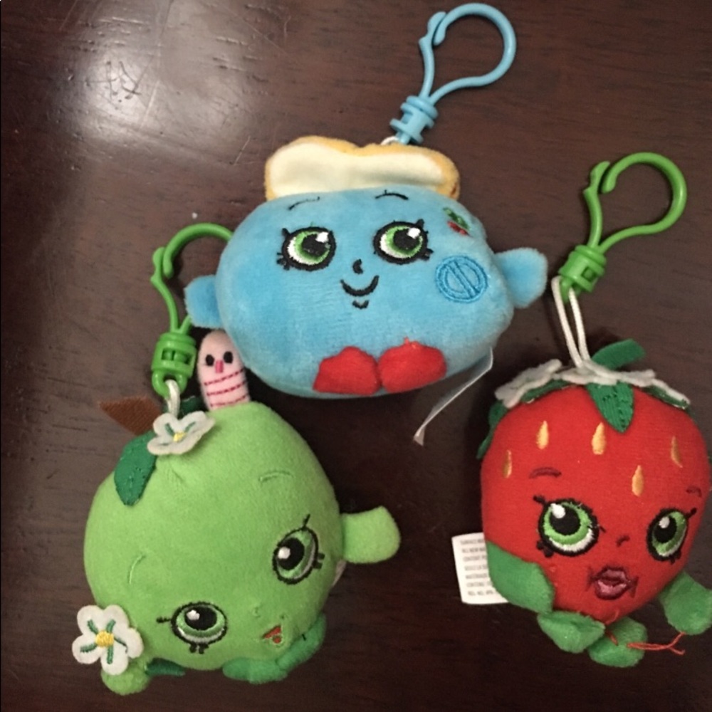 Shopkins keychains/ accessories